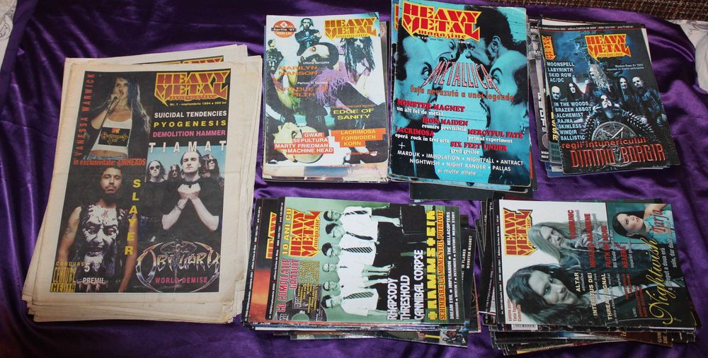 Lot reviste muzica Heavy Metal Magazine  vox pop rock revista