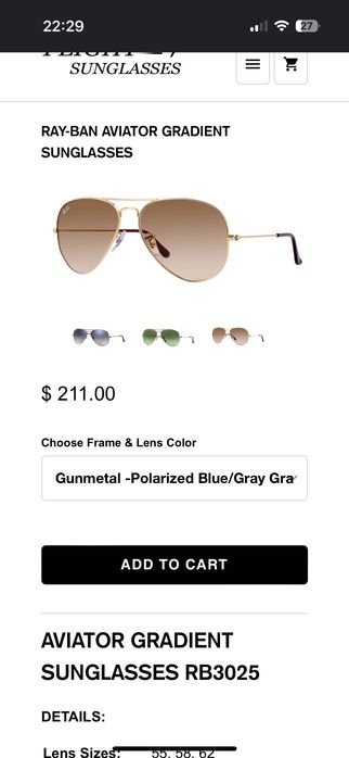 Очила рейбан голд поляризация