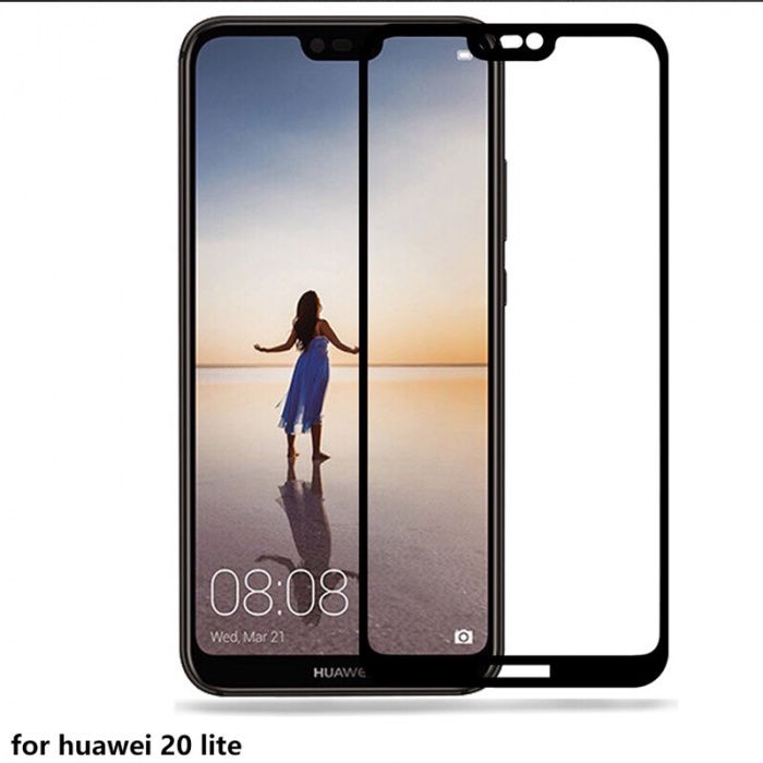 Folie sticla securizata 20D FULL GLUE pt Huawei P20, P20 lite, P20 Pro