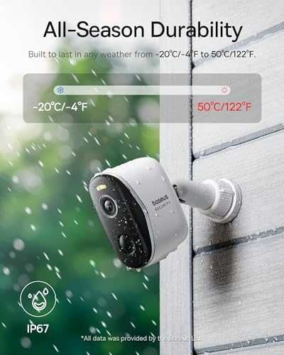 Нова Baseus N1 Безжична Външна Камера IP67 210 Дни Батерия Охрана дом