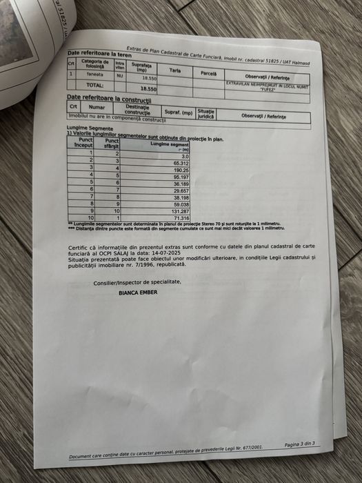 Teren in sinteu bihor