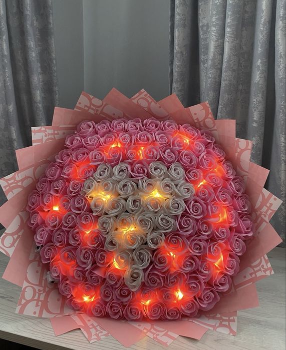 Buchet trandafiri de sapun