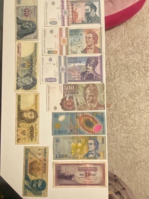 Bancnote vechi Ro și din alte țări