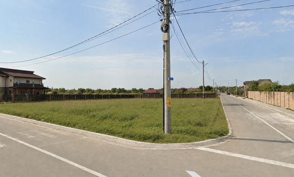 Teren casa 1100 mp deschidere la 2 străzi modernizate