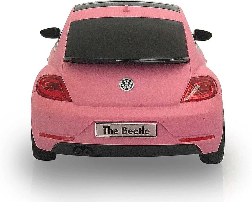 Розова кола с дистанционно Бийтъл VW Beetle 1:24 с промяна на цвета