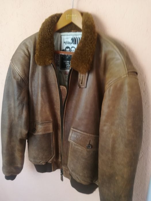 Geaca piele Aviator SPW mărimea xl