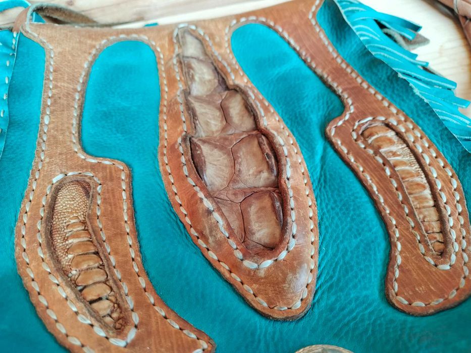 Geanta din piele crocodil