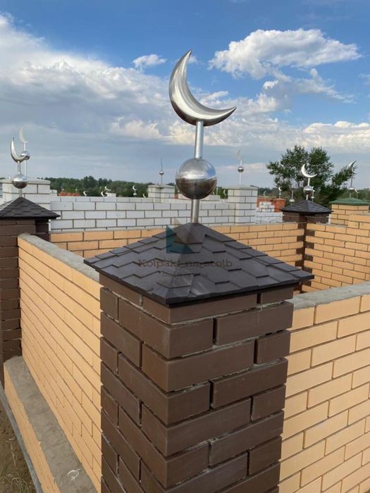 Колпаки парапеты на забор