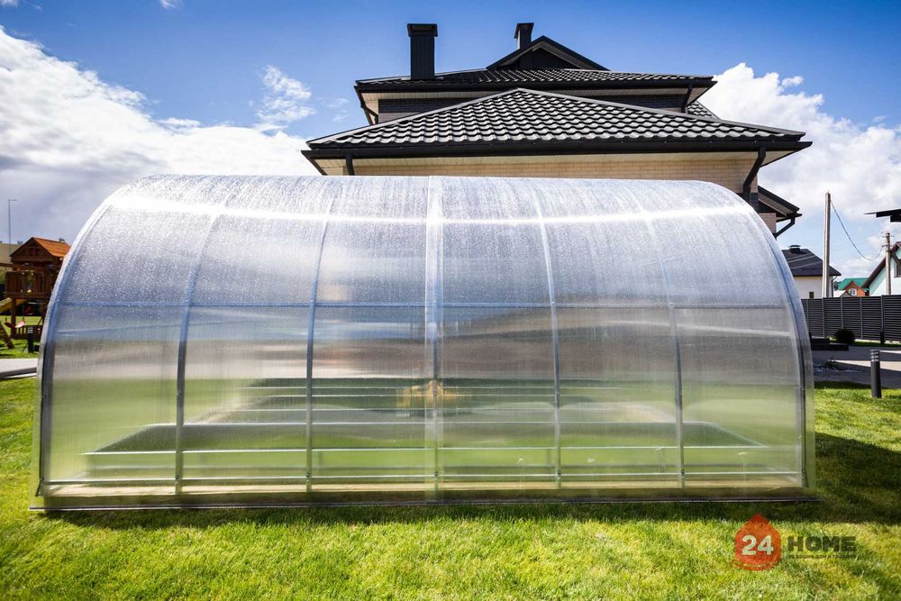 Оранжерия SUNNY Strong с покритие от поликарбонат 4мм, ширина 3 метра