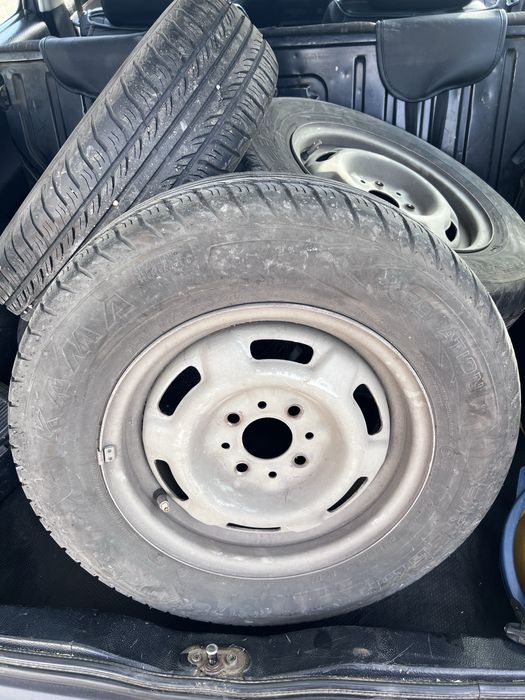 Комплект летних ризин с штамповоными дисками