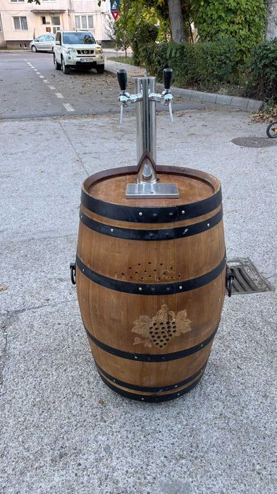 Dozator de bere integrat intr-un butoi