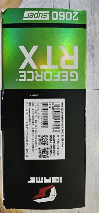 Видекарта 2060 super, на три кулера
