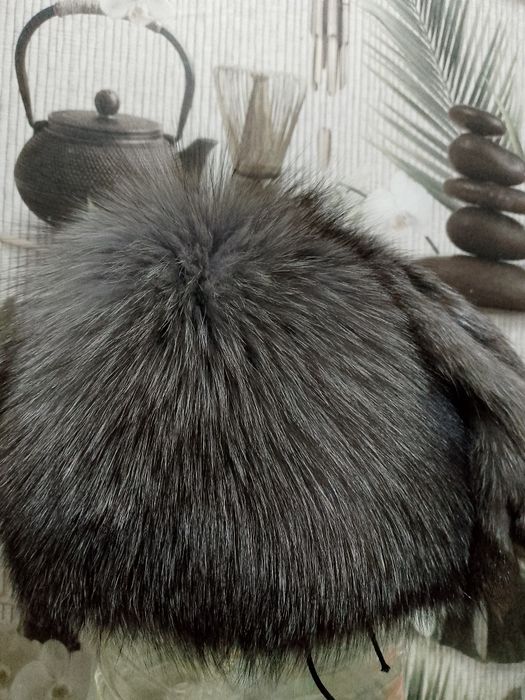 Шапка чернобурка