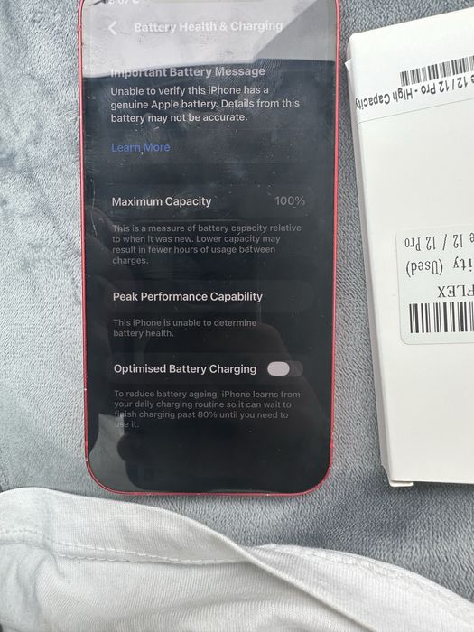 Iphone 12 128gb baterie schimbata nou