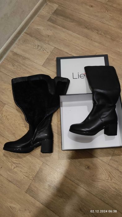 Сапоги новые зимние натуральные