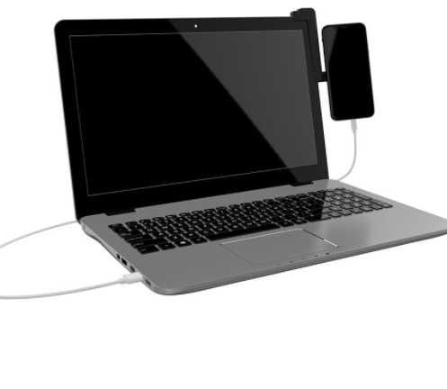 suport magnetic Tellur pentru telefon care se ataseaza la laptop