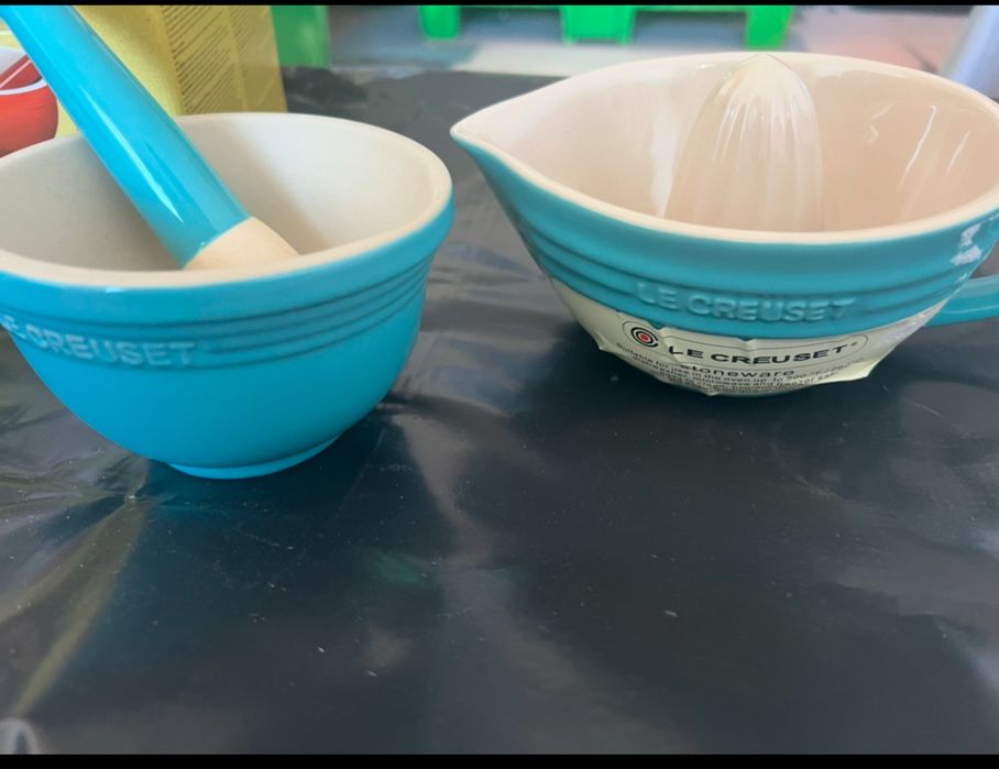 Le creuset set -ceainic mojar storcator citrice !