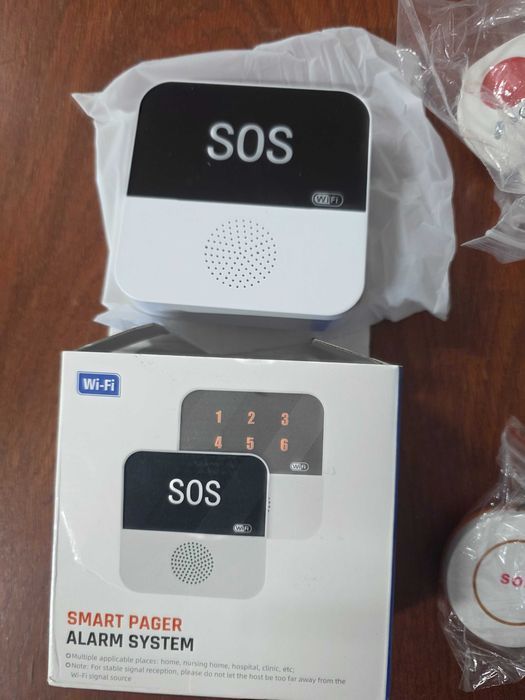 Buton SOS cu alarmă și aplicație mobilă