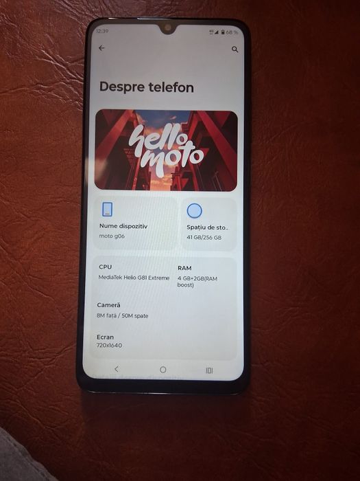 Vând Moto g06 4GB ram
