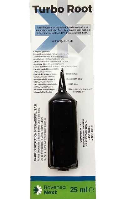 Turbo Root, Ingrasamant, Stimulator inradacinare