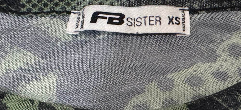 прозрачный топ FB Sister