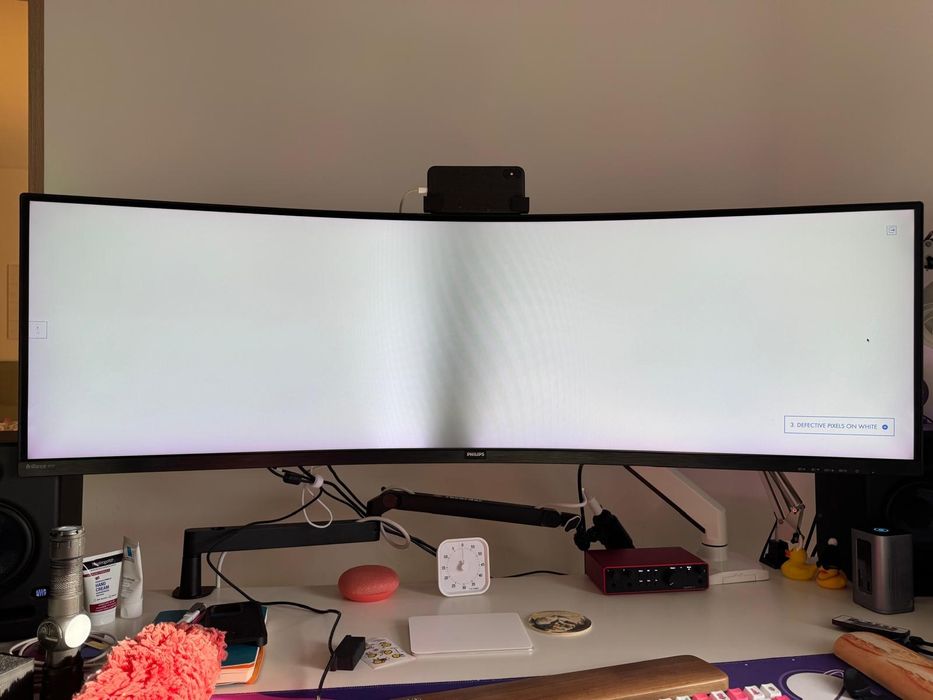 Monitor Philips 48.8 Dual Quad Hd 5K Ultra Wide Defect Piese Reparat