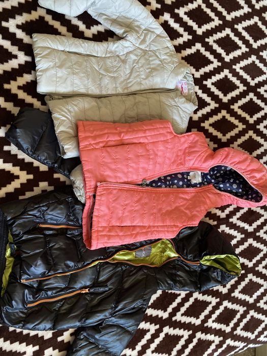 Пролетни якета и елек  р-р 122/128