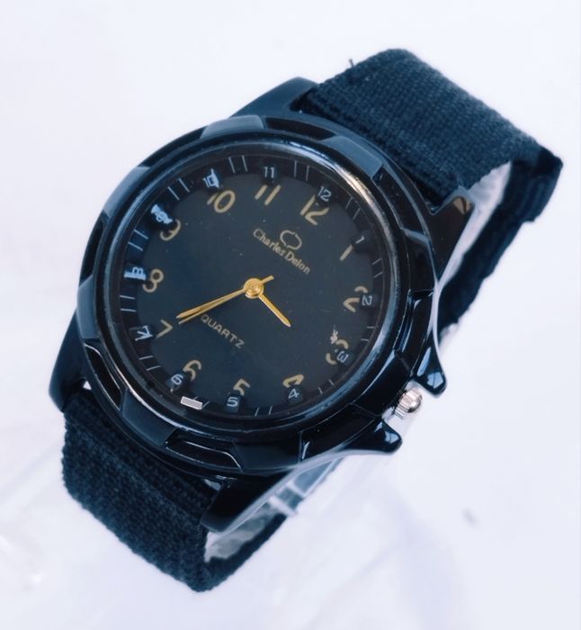 Ceas bărbătesc Charles Delon cu quartz, din oțel inoxidabil