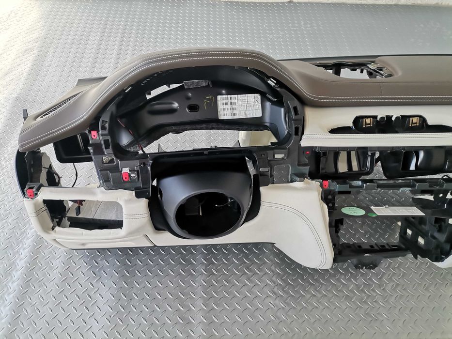 Табло BMW X5 F15 X6 F16 HUD Mocha Nappa Гладка Кожа
