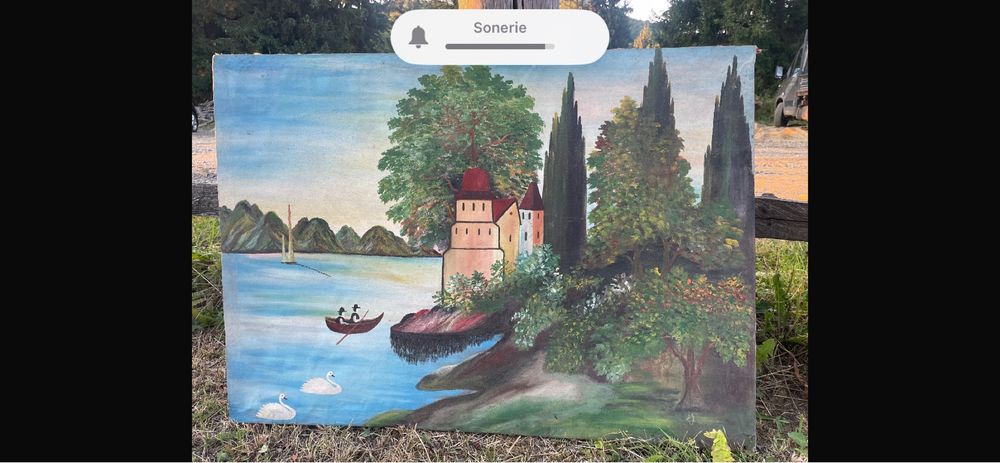 Vand tablouri pictate manual in ulei pe panza