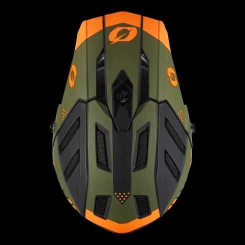 Вело каска O'NEAL BACKFLIP STRIKE V.23 black/orange/olive