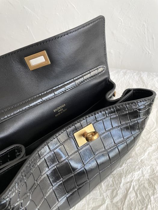 Geanta Balenciaga Rodeo 23cm croco, Premium