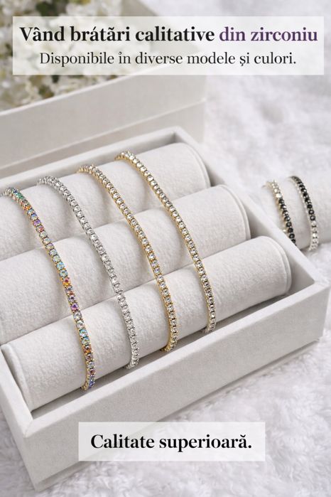 Vand bratari tennis set 3 bucati