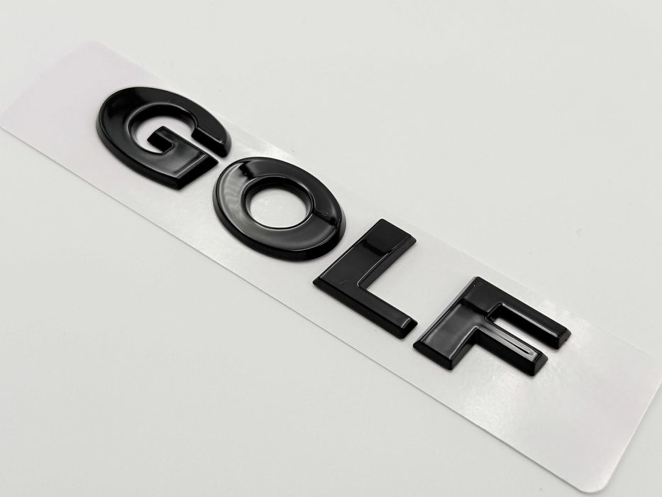 Emblema Compatibila VW GOLF negru