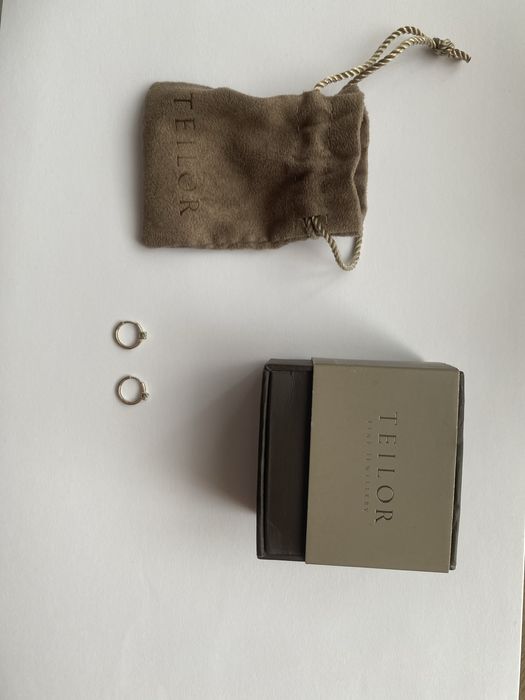 Cercei aur alb pentru fetite cu acte