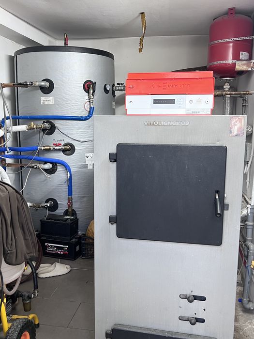 Centrala termica VITOLIGNO + Puffer 800L