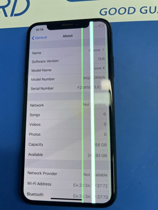 Iphone x 256 Gb, spart fata spate, pentru placa baza