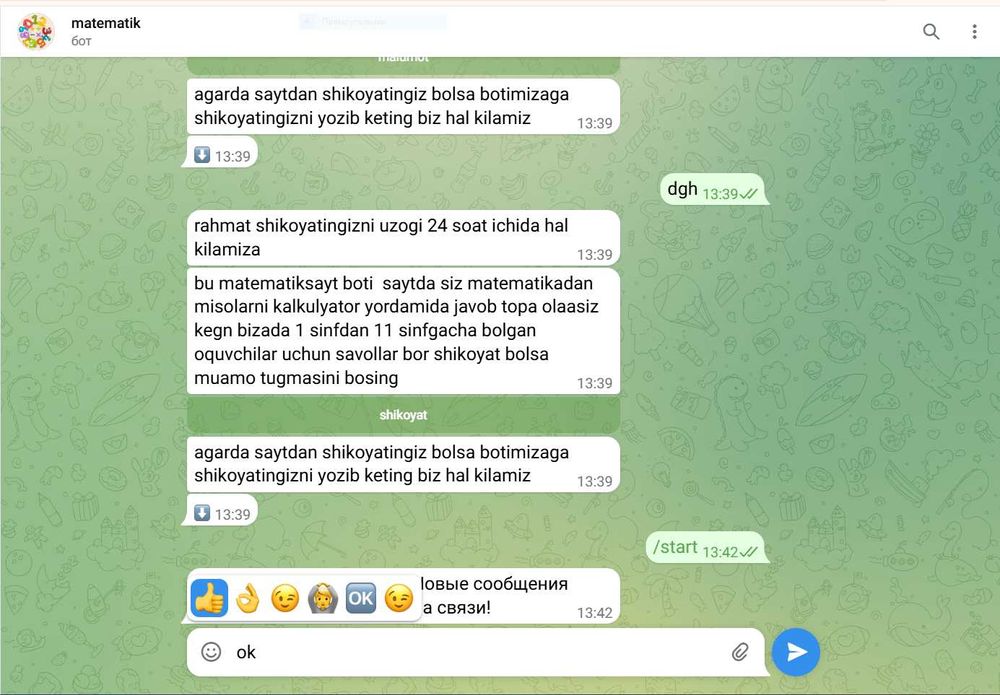 telegram botlar va python codelar saytlar ham  yaratib bera olaman