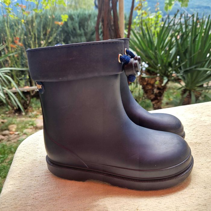 Испански детски гумени ботуши за дъжд № 27 в синьо - водонепромокаеми