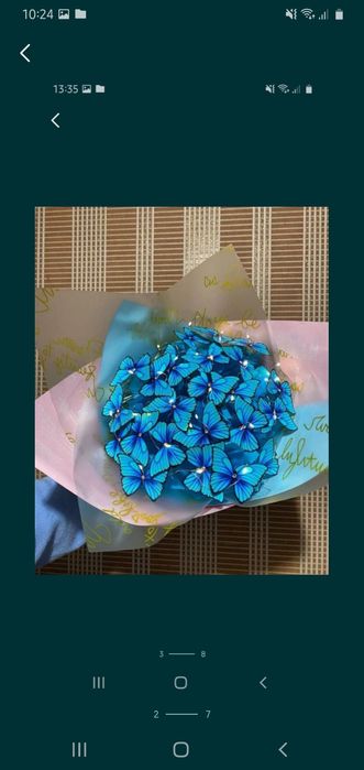 Букеты из бабочек