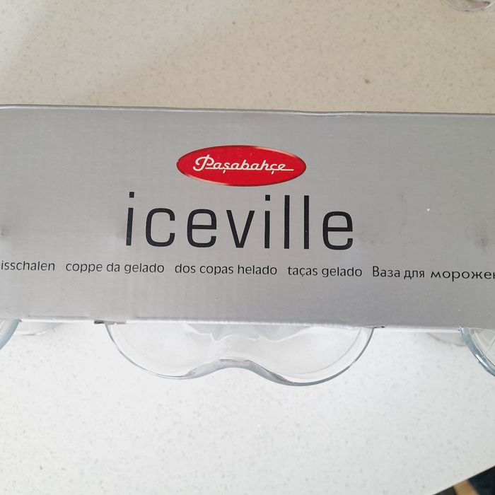 Мороженница стеклянная