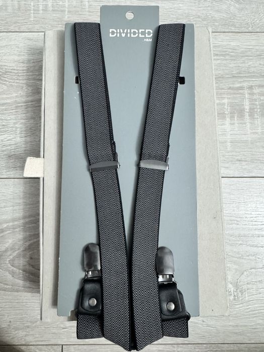 Bretele H&M HM barbati noi nefolosite bumbac poliester elastab