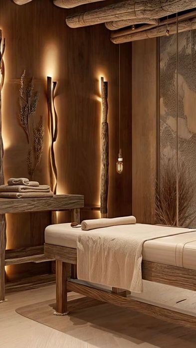 Массаж на кушетке и на мате