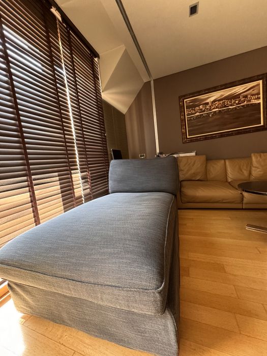 Лежанка KIVIK Ikea сив меланж