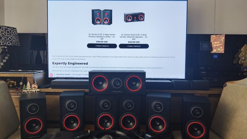 Boxe Cerwin Vega subwoofer Yamaha  amplificator Sony