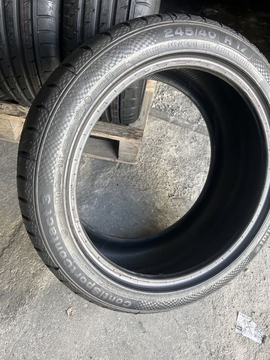 4 anvelope de vara 225/45/17+245/40/17 Continental!