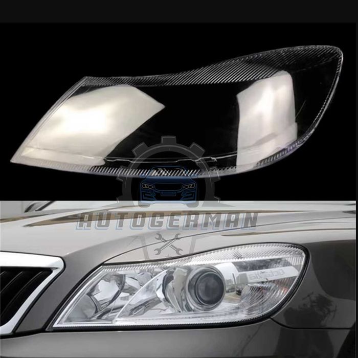 Капаци фарове Skoda Octavia A6 (09-13) стъкло фар крушки Шкода Октавия А6 xenon