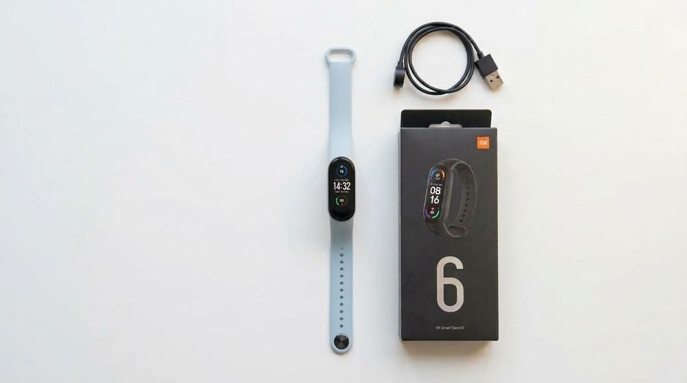 Mi band 6, KZ EDX Pro (синий)