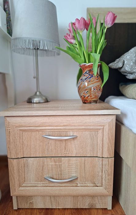 Set 2 noptiere - stejar sonoma