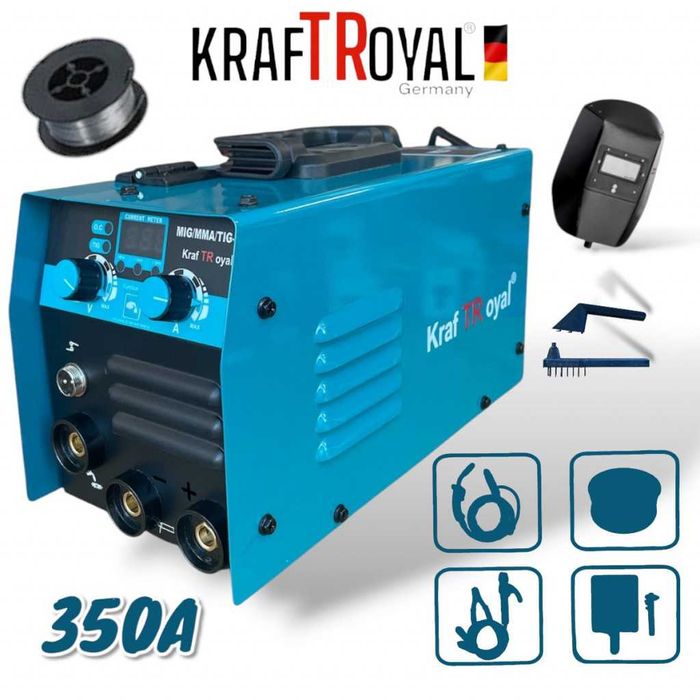 Инверторен електрожен с телоподаващо KraftRoyal
